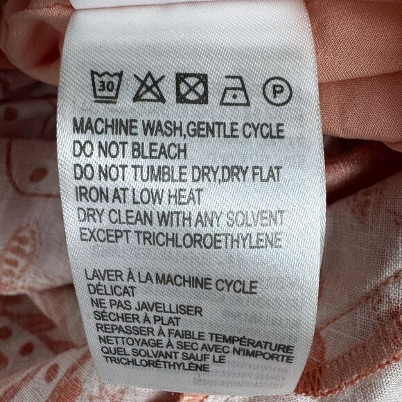 Farm Rio Red Jaipur Crossover Linen Blend Maxi Sundress Women’s Size Small NEW - Picture 15 of 16